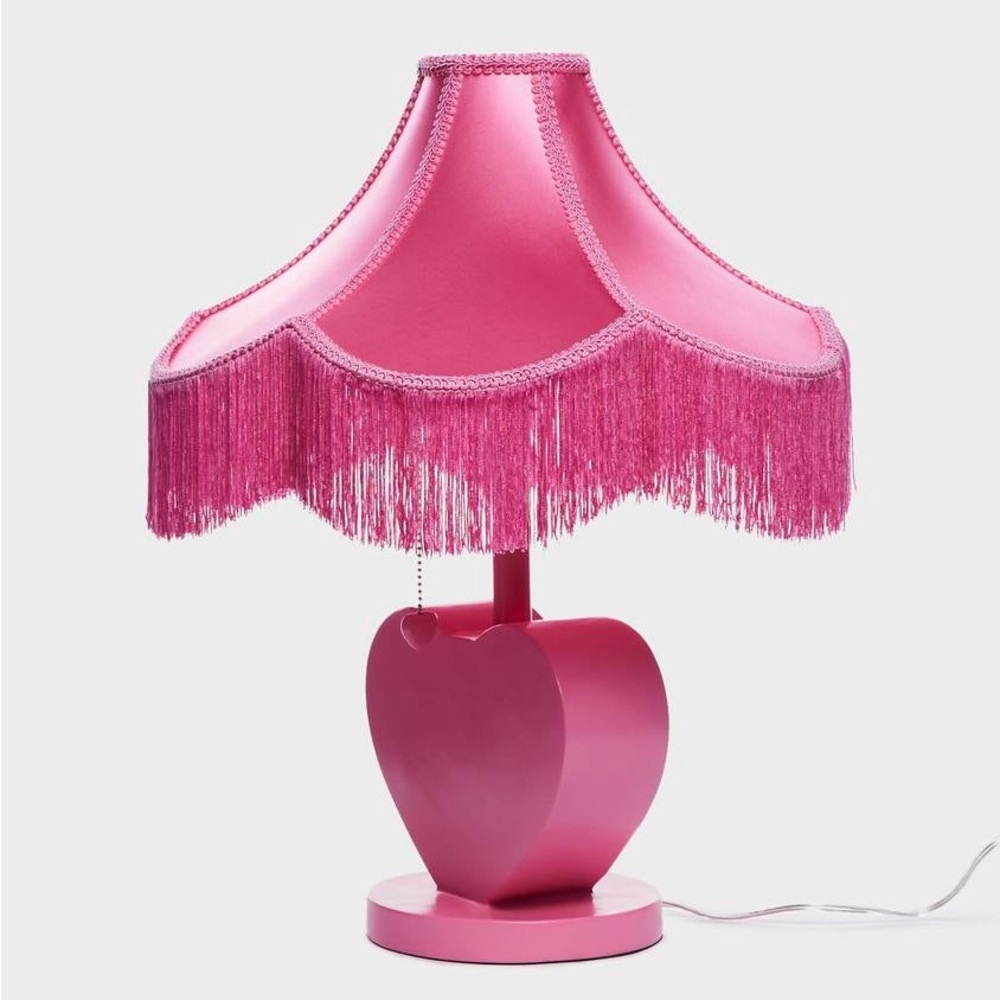 VIRTUAL Dolls Kill Vday Heart Frill Pink Lamp